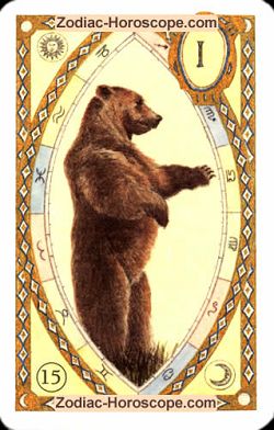 The bear, monthly Love and Health horoscope October Libra