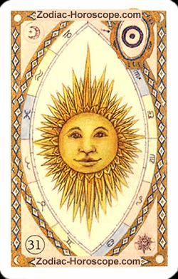 The sun, monthly Love and Health horoscope August Libra