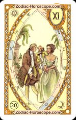 The garden astrological Lenormand Tarot