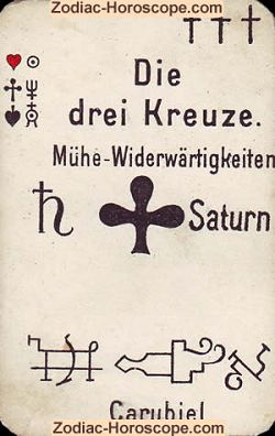 The three crosses, Libra horoscope July work and finances
