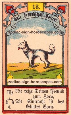 The dog, monthly Libra horoscope April