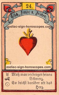 The heart, single love horoscope libra