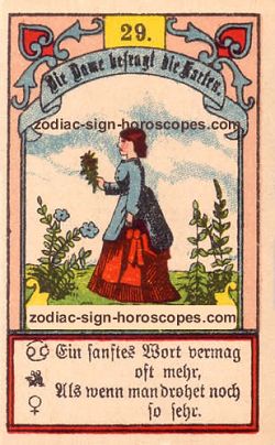 The lady, monthly Libra horoscope January