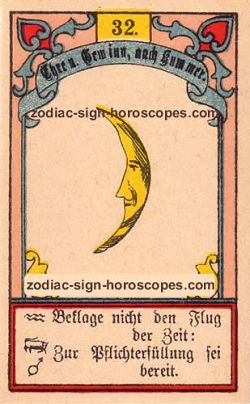 The moon, monthly Libra horoscope October